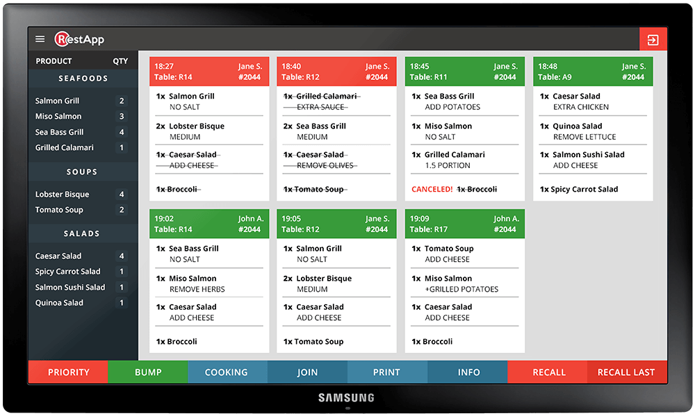 Kitchen Display System (KDS) - Easy Kitchen Management – RestApp