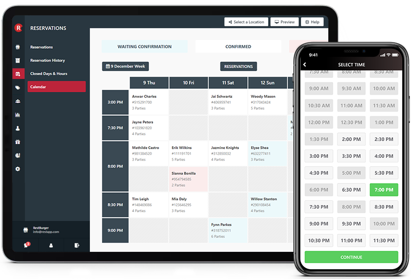 Restaurant Reservation Software
