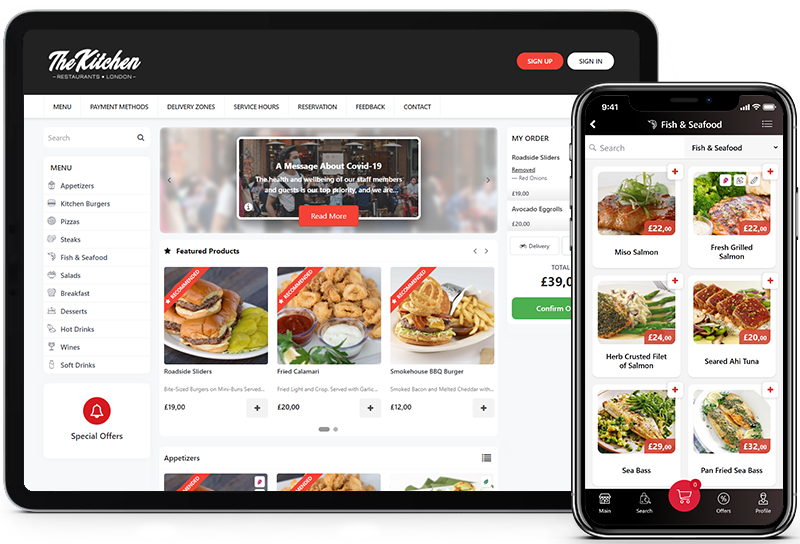 Online Food Ordering for Restaurants - RestApp