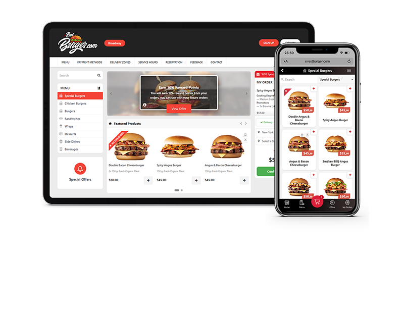 Demo for Online Ordering Sytem