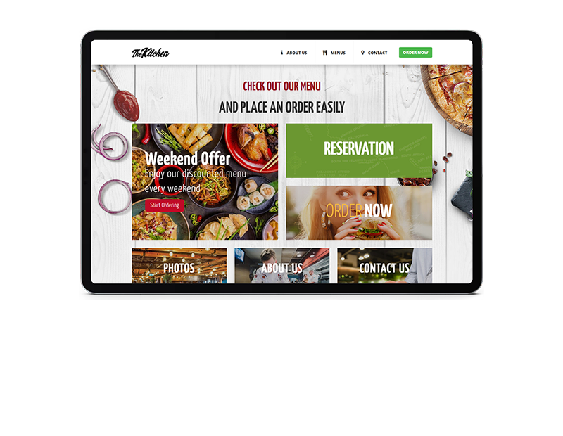 Demo for Restaurant Website Template