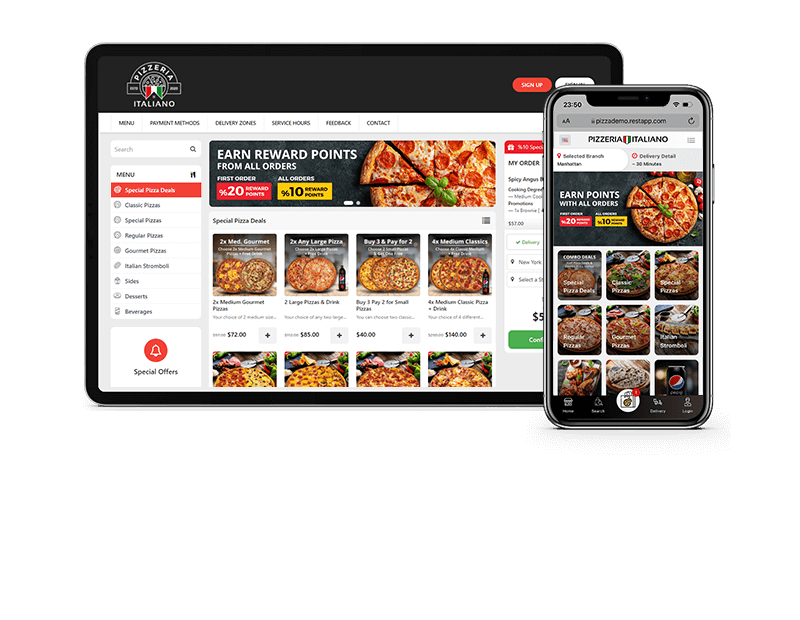 Demo for Online Ordering Sytem